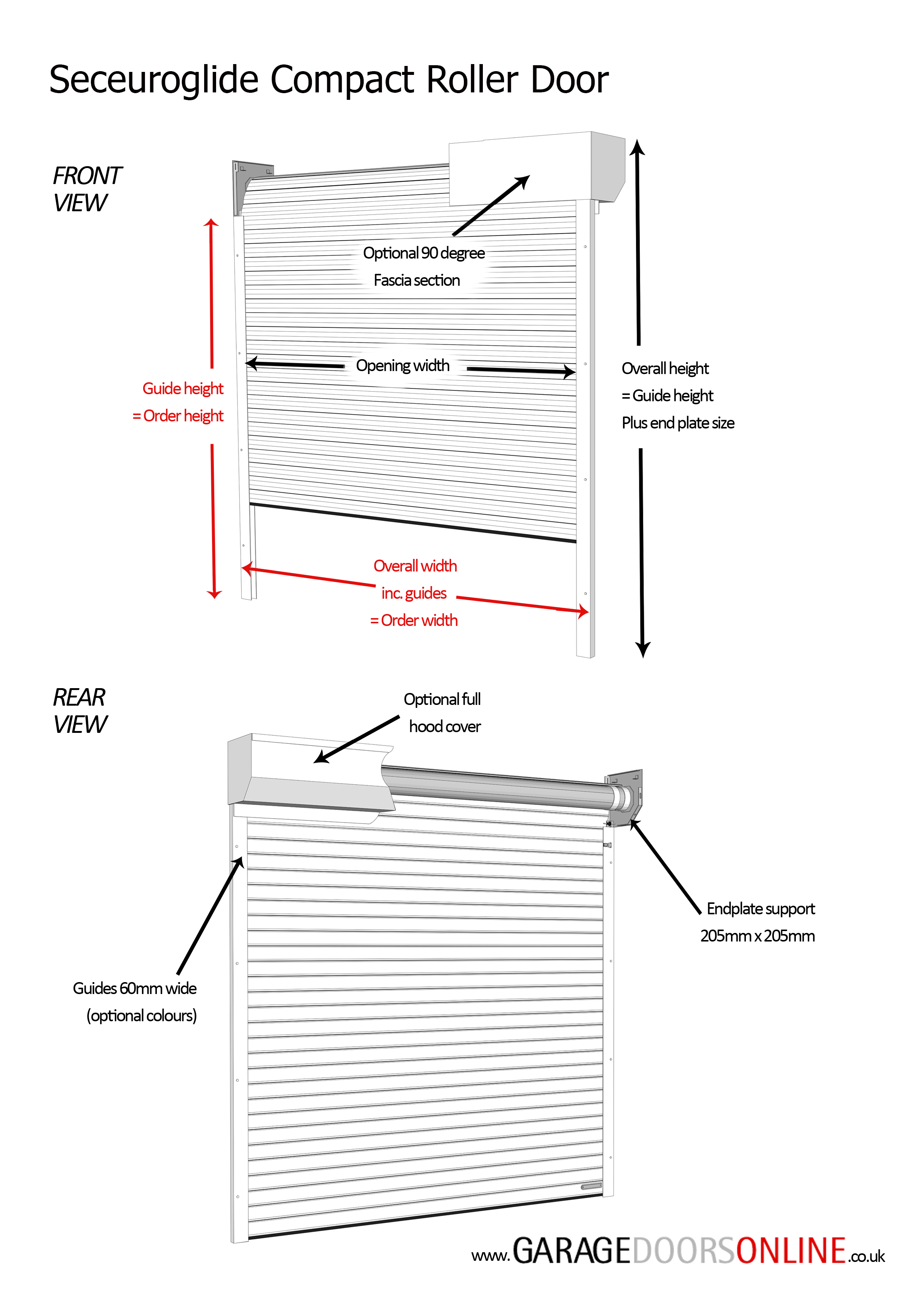 Seceuroglide Compact with Full Hood (19 Colour Options) Insulated